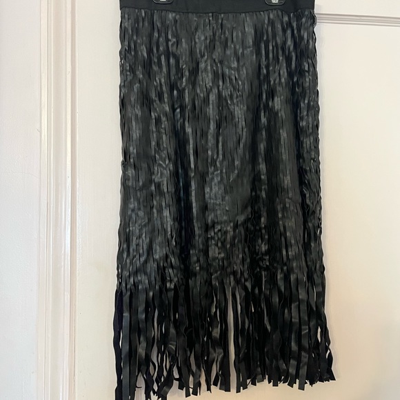 DO+BE Do & Be Black Pencil Fringe Tassel Skirt - Picture 6 of 7